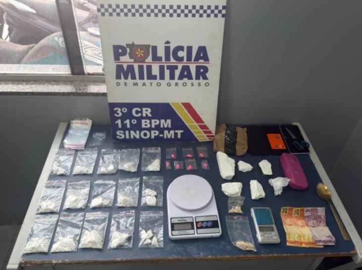 Mulher de 18 anos é presa com cocaína, pasta base e ecstasy durante operação em Sinop captura de tela 2026 08 31 072840
